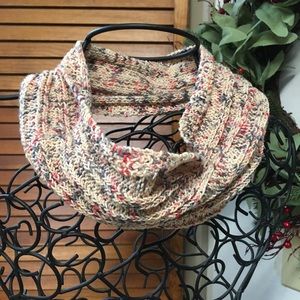 Hand knitted infinity scarf. NWOT